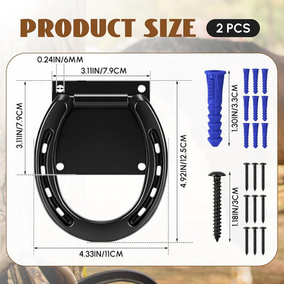 Cinturón de Acero Sólido con Anillo de Amarre para Lazo de Caballos - Image 2
