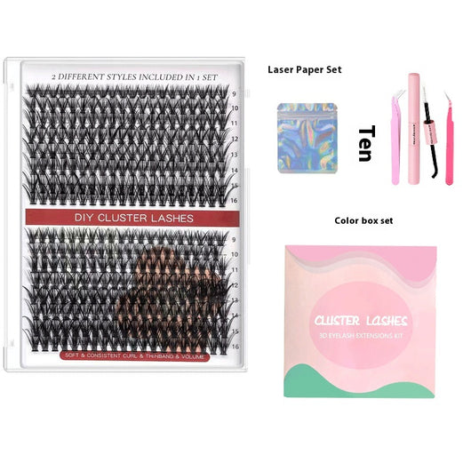 Kit Completo de Pestañas Postizas DIY - Extensiones Profesionales Transfronterizas - Image 6