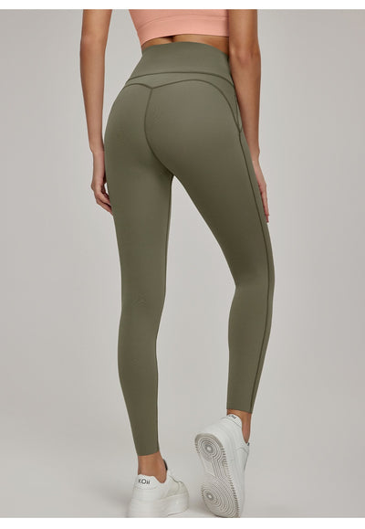 Pantalones Deportivos Levanta Cadera Cintura Alta Sin Costuras - Image 7