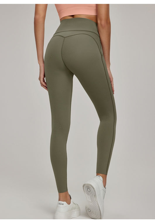 Pantalones Deportivos Levanta Cadera Cintura Alta Sin Costuras - Image 7