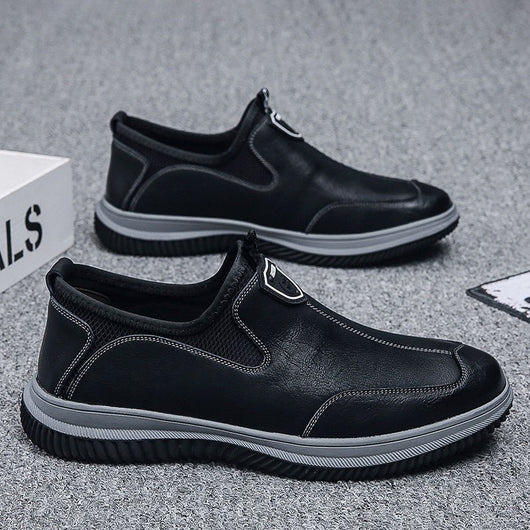 Zapatos de Cuero Suave Estilo Británico Transpirables para Hombre - Image 6