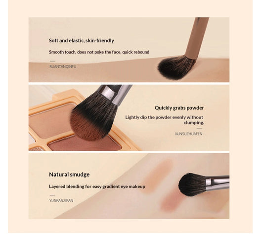 Set Profesional de Brochas para Sombras y Correctores con Cerdas Naturales - Image 14