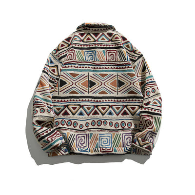 Chaqueta Béisbol Holgada Pareja Casual Street Stitching - Image 5