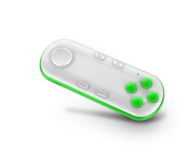 Black and red casual Bluetooth mobile gamepad remote control with an analog stick and four action buttons. - Image 8