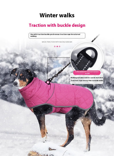 Abrigo Acolchado para Perros Medianos y Grandes - Algodón Térmico Protector - Image 13
