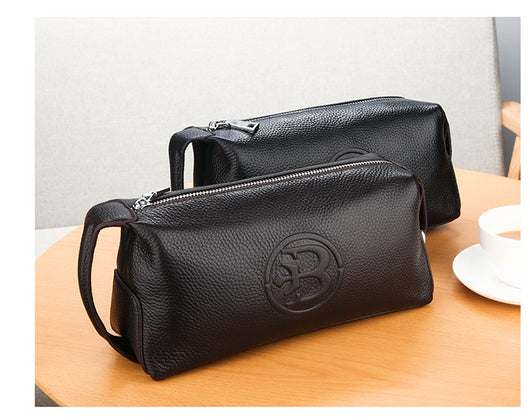 Bolsa de Cuero Genuino Impermeable para Hombre - Image 16