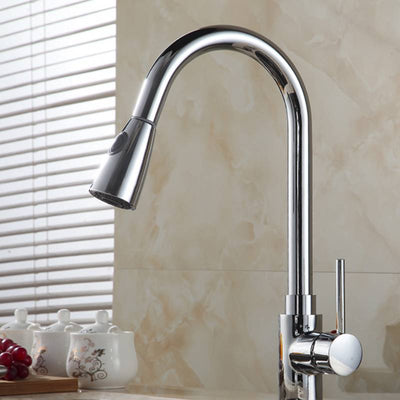 Grifo Retráctil Giratorio de Cobre para Agua Caliente y Fría - Image 6