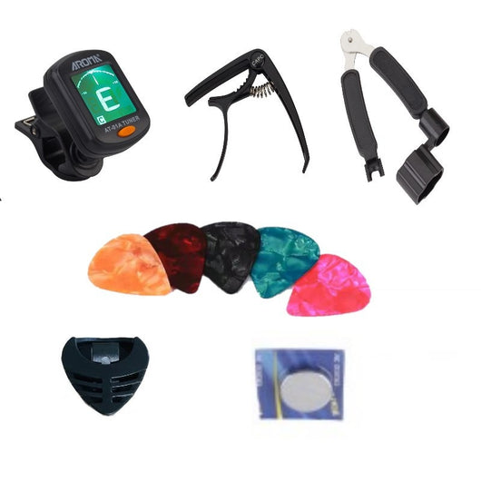 Kit Completo de Accesorios para Guitarra - Púas, Cuerdas y Estuche - Image 25