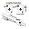 Poker Cufflinks Business Shirt Cufflinks Tie Clip AD0023 Set Alloy