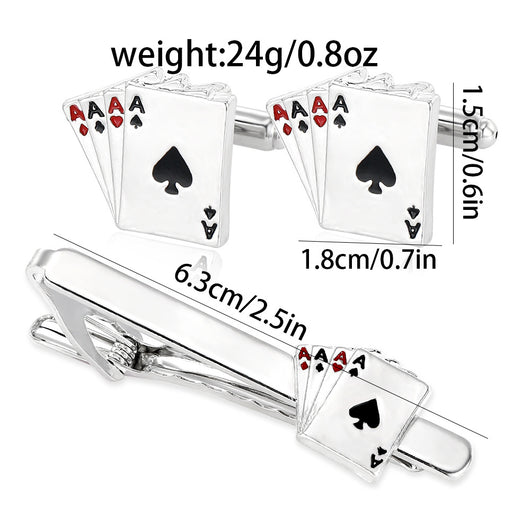 Gemelos de Póker y Pasador de Corbata Ejecutivo - Image 6