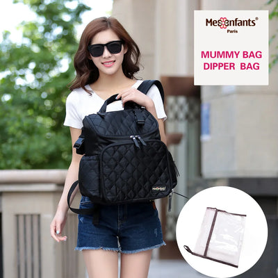 Mochila Multifuncional para Mamá con Espacio para Bebé - Image 17