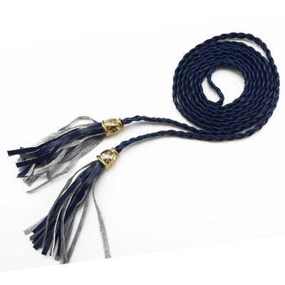 Cinturón Tejido para Mujer con Cadena de Borlas Decorativa - Image 15