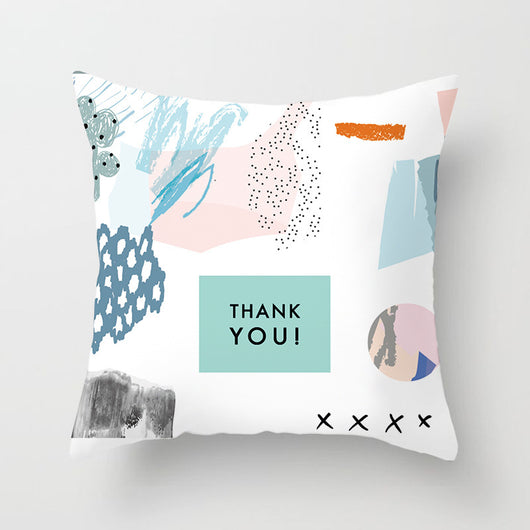 Funda de Almohada Geométrica Moderna en Poliéster Peachskin - Image 19