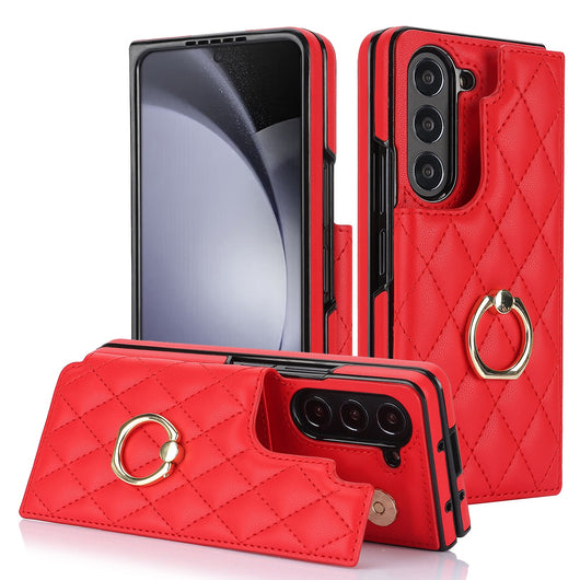 Funda de Cuero con Doble Hebilla para ZFOLD56 y ZFOLD34 - Estilo Clásico - Image 20