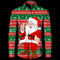 Camisa Hawaiana Navideña 3D Digital Hombre Talla Grande Casual Retro