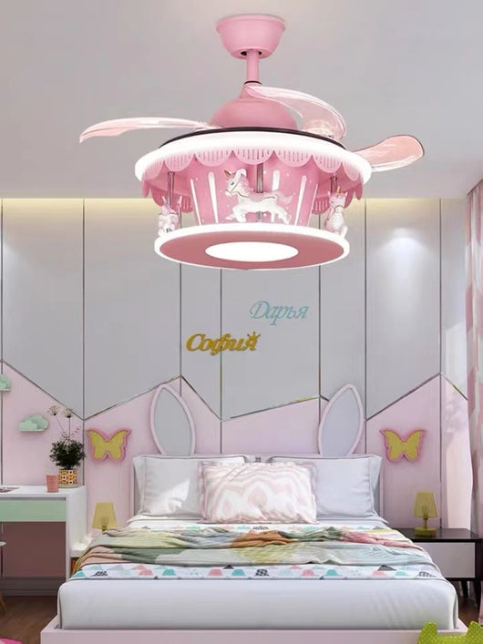 Lámpara Infantil Giratoria para Habitación de Niñas - Image 13