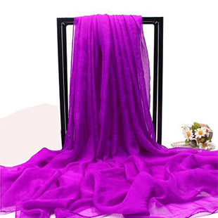 Pañuelo de Seda Simulada para el Sol - Chal Protector UV para Mujer - Image 7