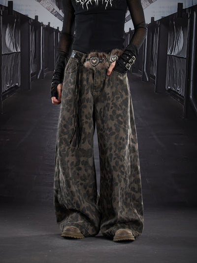 Pantalones Anchos Estampado Leopardo American Street - Image 6