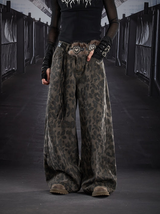Pantalones Anchos Estampado Leopardo American Street - Image 6