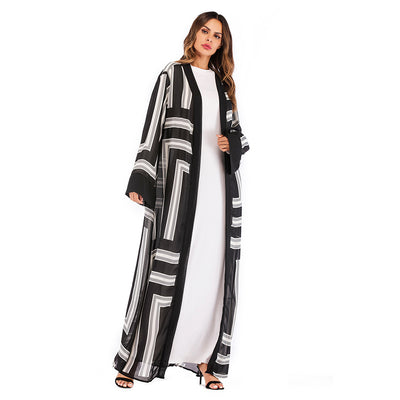 Cardigan Robe Holgado con Encaje Estilo Musulmán para Mujer - Image 10