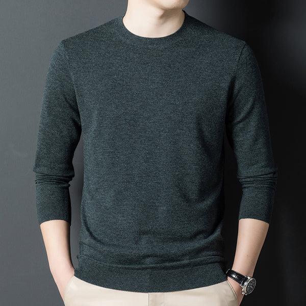 Suéter Cashmere Puro para Hombre - Tejido Base Casual