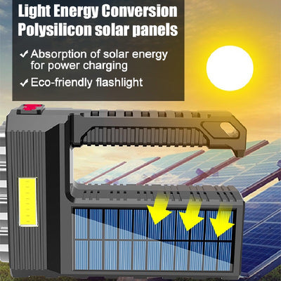 Linterna LED Recargable por Energía Solar con Puerto USB - Image 10