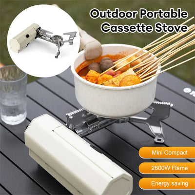 Estufa Portátil de Gas para Camping - Quemador Plegable para Acampada y BBQ - Image 4