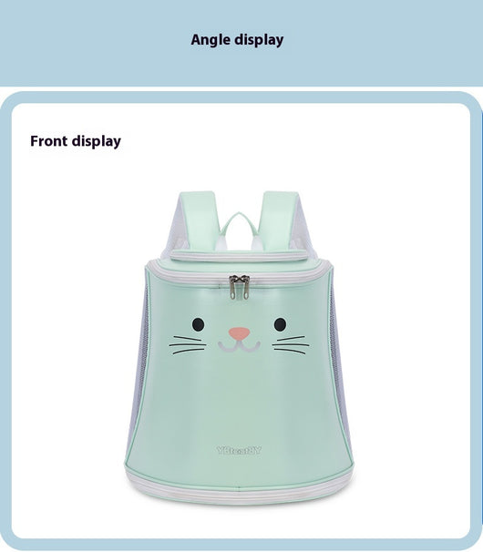 Mochila Transportadora Plegable para Mascotas - Gran Capacidad para Gatos y Perros - Image 11