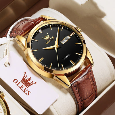 Reloj Mecánico para Hombre Elegante Resistente al Agua con Correa - Image 5