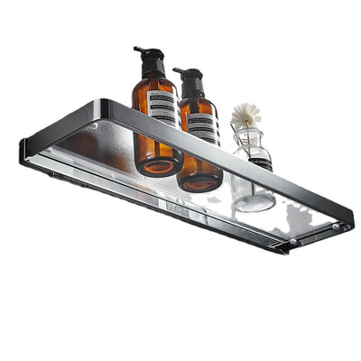 Organizador de Baño con Bandeja de Vidrio y Detalles en Cobre - Image 8