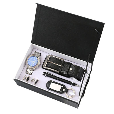 Set de Regalo Ejecutivo para Hombre: Reloj Cuarzo, Gafas de Sol, Bolígrafo y Llavero - Image 14
