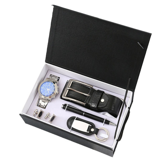 Set de Regalo Ejecutivo para Hombre: Reloj Cuarzo, Gafas de Sol, Bolígrafo y Llavero - Image 14