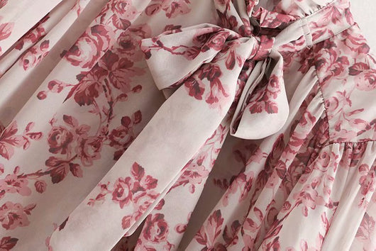 Blusa con Volantes y Estampado Botones - Image 9
