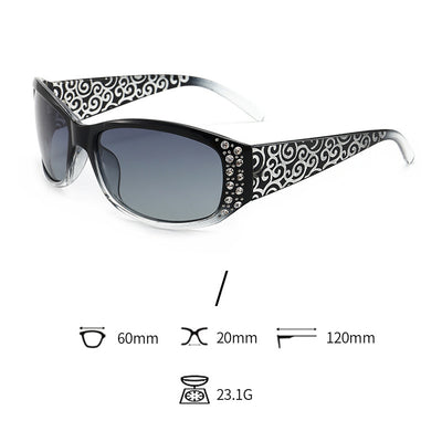 Gafas de Sol Polarizadas Retro Diamante para Mujer con Visión Nocturna - Image 5