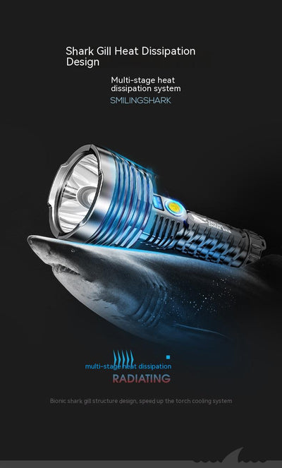 Linterna LED Recargable P90 Impermeable con Pantalla Digital - Potente Luz para Camping y Rescate - Image 10