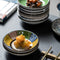 Plato de Cerámica Japonesa para Aperitivos y Salsas
