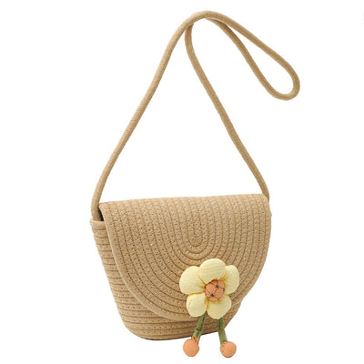 Bolsa de Paja con Flores para Mujer - Estilo Verano - Image 8