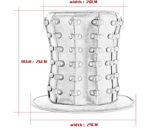 Sombrero de Fiesta Punk Unisex con Tachuelas - Estilo Rock Banquete - Image 9