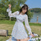 Vestido Floral Hanazaki Deer Estilo Francesa
