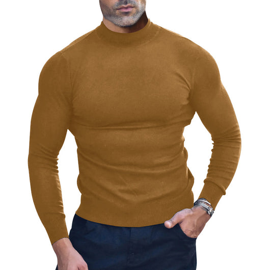 Suéter de Cuello Medio en Cashmere para Hombre - Image 2