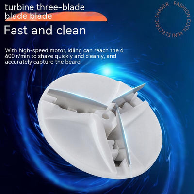 Afeitadora Eléctrica Portátil de Cabeza Simple con Carga Rápida - Image 12