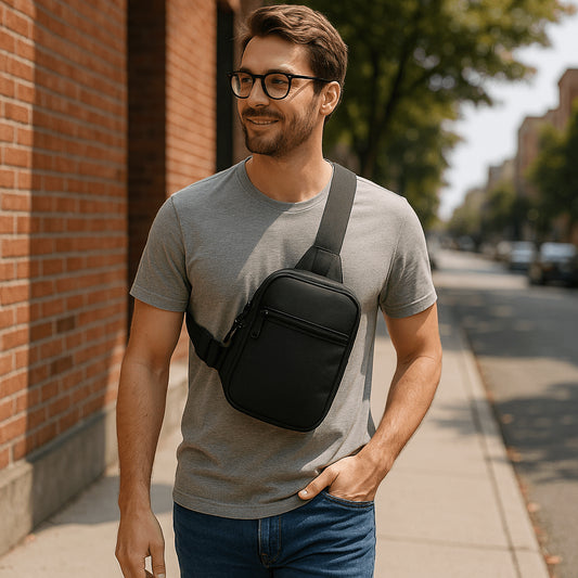 Bolsa Crossbody Ultraligera para Viajes y Almacenamiento Fácil