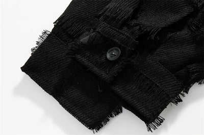 Chaqueta Jacquard con Borlas Color Sólido - Estilo High Street - Image 12