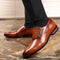 Zapatos Hombre Talla Grande Puntera Cuadrada Estilo Japonés