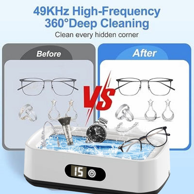 Limpiador Ultrasónico para Gafas de Alta Capacidad 49 KHz - Image 16