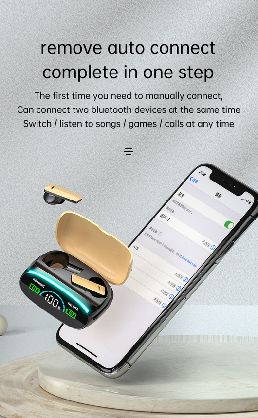 Auriculares Deportivos Inalámbricos con Cancelación de Ruido y Diseño Madera - Image 12