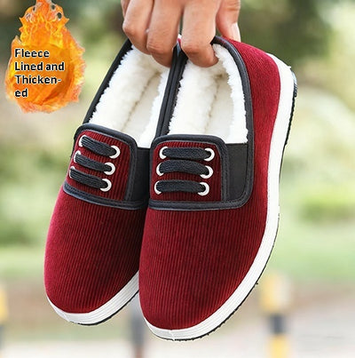 Botas Altas de Tela para Hombre con Plantillas de Lana Acolchada - Image 12