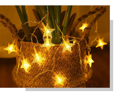 Guirnalda de Luces LED en Forma de Estrellas para Exterior - 3 Metros - Image 14