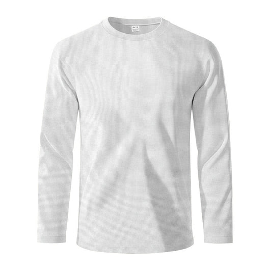 Polera Cuello Redondo Textura Waffle para Hombre - Image 31
