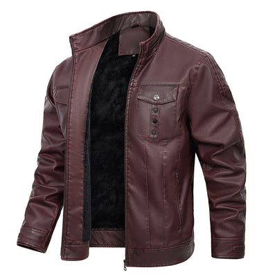 Chaqueta de Cuero PU para Hombre - Primavera y Otoño - Image 3